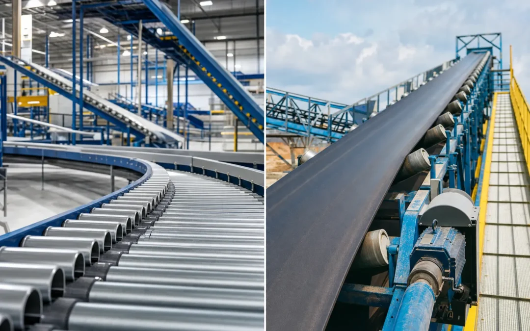 ¿Cuál es la diferencia entre conveyor y banda transportadora?